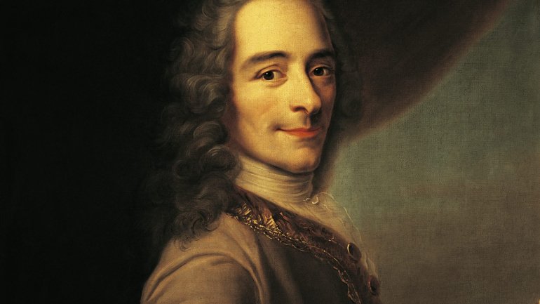 Voltaire (que na verdade se chamava François-Marie Arouet) nasceu em 1694 e morreu em 1778