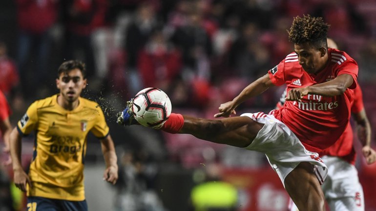 Gedson Fernandes fez 46 jogos pelo Benfica na temporada que lhe valeu também a estreia na Seleção A de Portugal