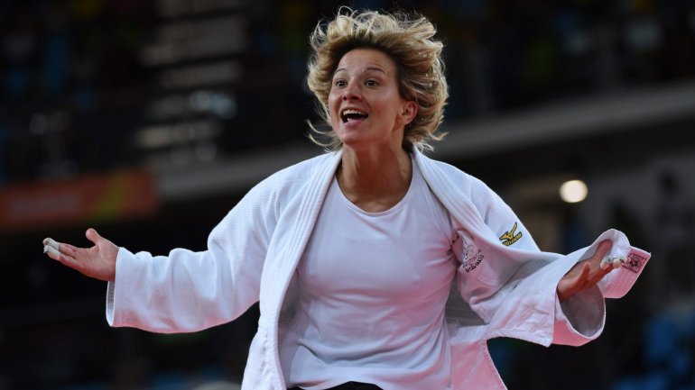 Telma Monteiro, de 33 anos, procurava o sexto título de campeã da Europa