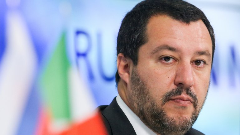 Salvini é o vice-primeiro-ministro de Itália e Ministro do Interior