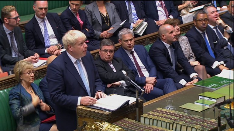 Boris Johnson não excluiu a possibilidade de um no deal no Parlamento