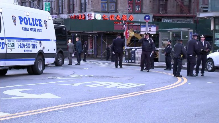 Os quatro cadáveres foram encontrados na madrugada deste sábado, em três locais diferentes de Chinatown