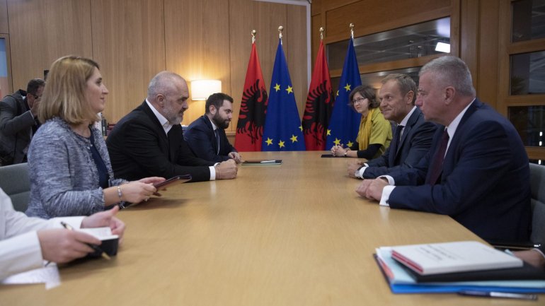 A Macedónia do Norte é candidata à UE desde 2005 e a Albânia é candidata desde 2014