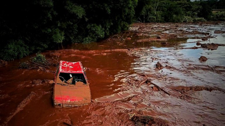 A rutura da barragem de Brumadinho fez mais de 250 mortos