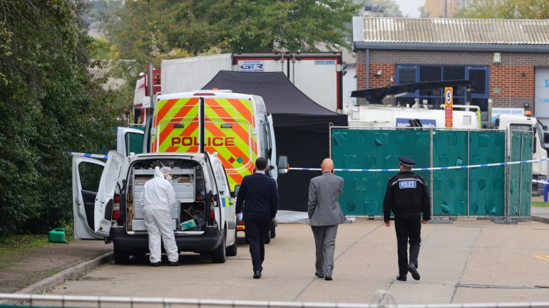 A 23 de outubro foi descoberto um camião em Essex com 39 corpos no interior