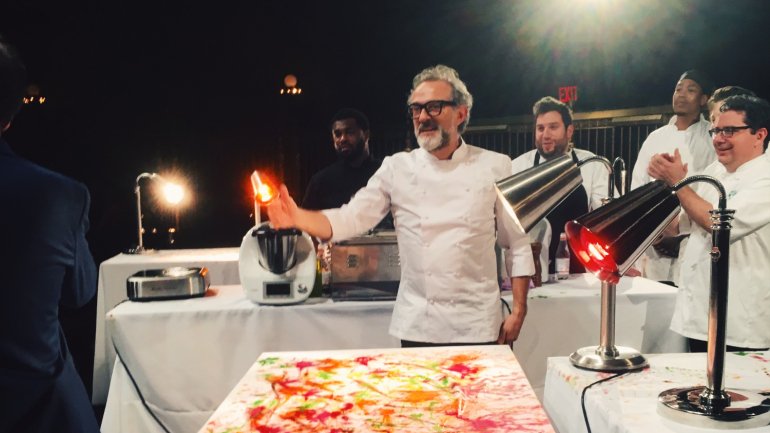Massimo Bottura foi uma das estrelas do jantar do ano passado e este ano vai regressar.