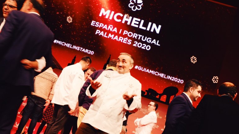 O chef Vincent Farges foi um dos vencedores portugueses da noite. A sua boa disposição era evidente