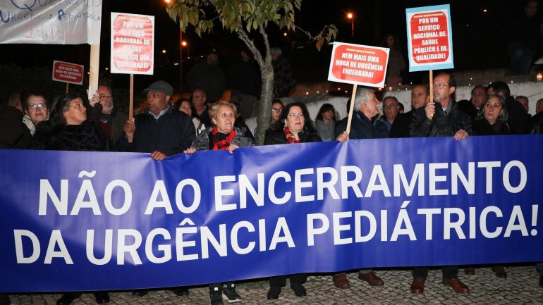 O encerramento das urgências pediátricas do Garcia de Orta no período noturno motivou protestos em novembro deste ano