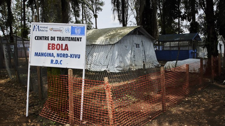 A epidemia de ébola foi declarada em 1 de agosto de 2018