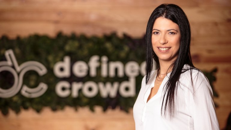Daniela Braga fundou a DefinedCrowd e em setembro venceu a primeira edição do prémio João Vasconcelos e foi eleita empreendedora do ano