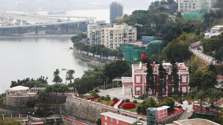 Palacete de Santa Sancha, sede oficial do Chefe do Executivo de Macau e do seu Governo desde 1999, em Macau, China