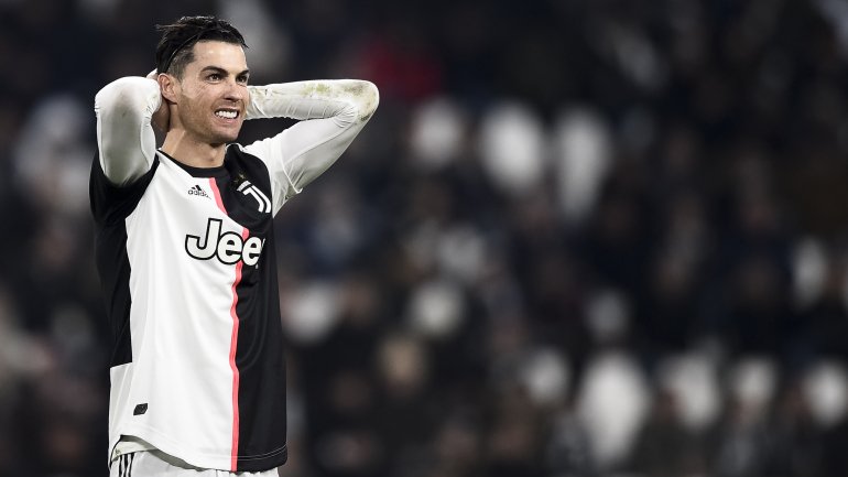 Ronaldo levava série de dez golos em oito jogos, podia ser opção na Taça mas ficou de fora por causa de um ataque de sinusite