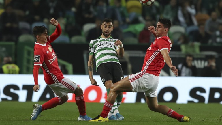 Bruno Fernandes pode realizar contra o Benfica o último jogo ao serviço do Sporting