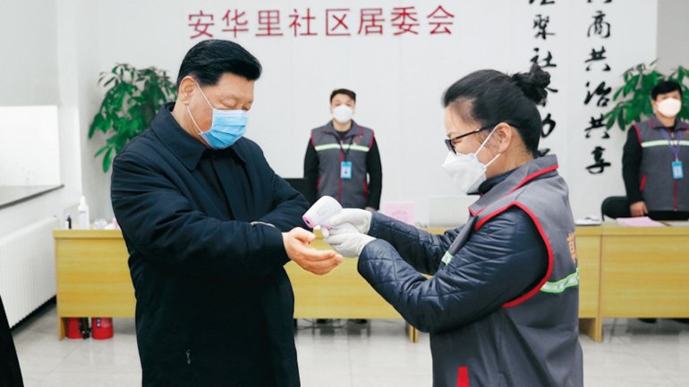 Xi Jinping admitiu gravidade do surto de coronavírus numa reunião do comité central do Partido Comunista Chinês