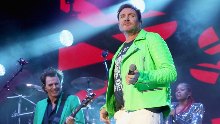 Os Duran Duran em palco em 2019