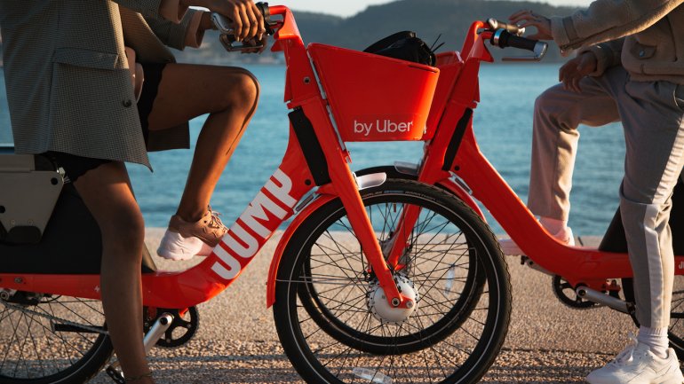 As primeiras 750 bicicletas Jump chegaram a Lisboa há um ano, em fevereiro de 2019