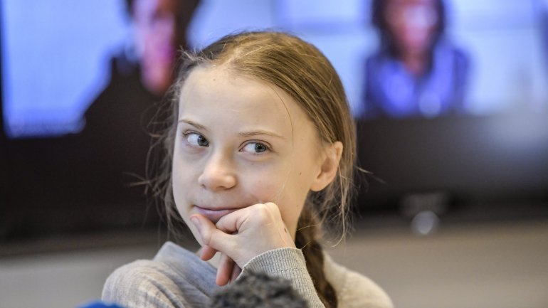 Greta Thunberg foi convidada especial da reunião do colégio na qual a Comissão Europeia adotou a sua proposta legislativa