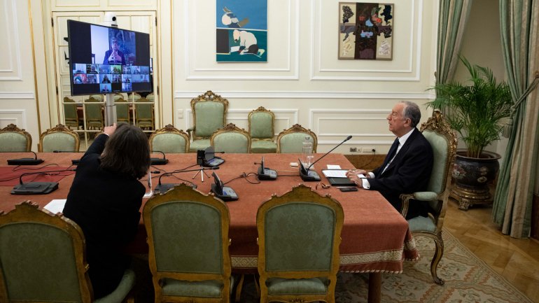 Reunião do Conselho de Estado foi por video-conferência e durou 3h45