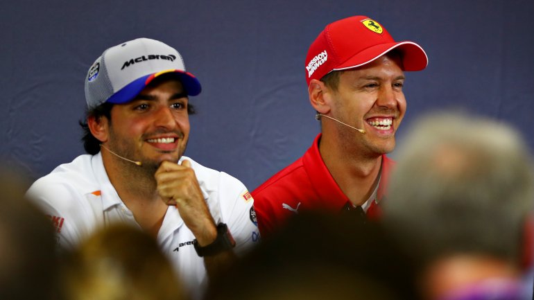Sai Vettel, entra Sainz, fica Leclerc: a Ferrari vai ter em 2021 a dupla mais jovem dos últimos 50 anos