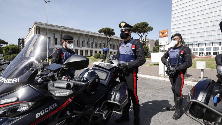 O confinamento em Itália vigorou entre 9 de março e 4 de maio