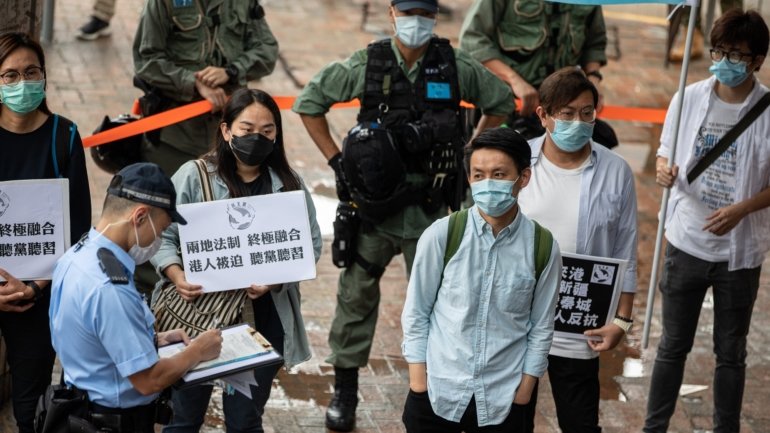 Ativista pró-democracia apelaram à realização de protestos nas ruas de Hong Kong contra a nova lei da segurança