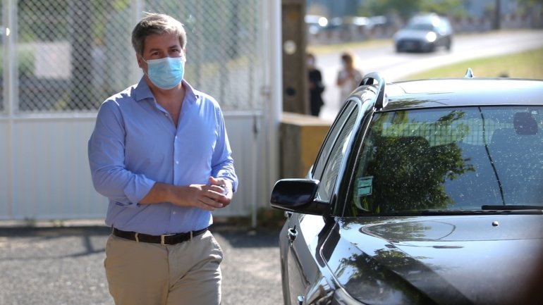 Bruno de Carvalho esteve esta manhã no Tribunal de Monsanto, onde ouviu a leitura do acórdão do caso de Alcochete