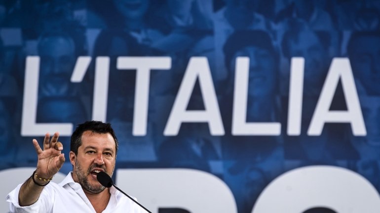 O líder da extrema-direita, Matteo Salvini, não está no governo italiano desde setembro de 2019