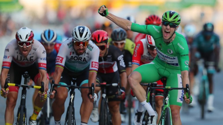 O irlandês venceu no sprint; Peter Sagan, que ainda sonhava com a camisola verde, ficou em terceiro