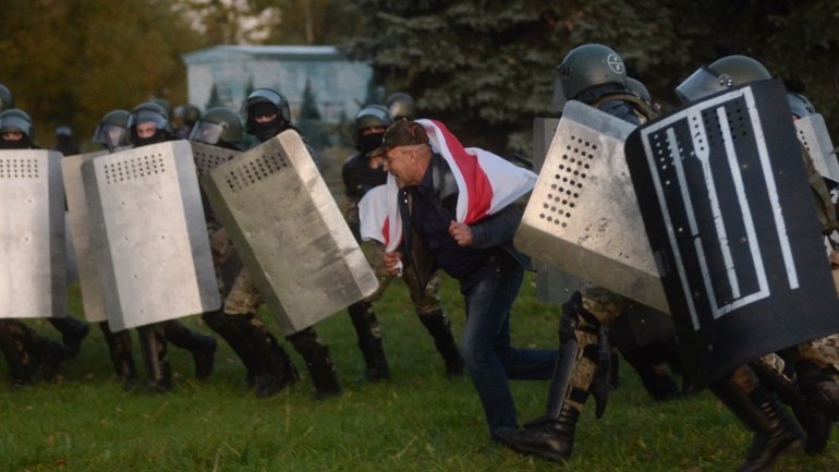 A Bielorrússia tem sido palco de várias manifestações desde 9 de agosto