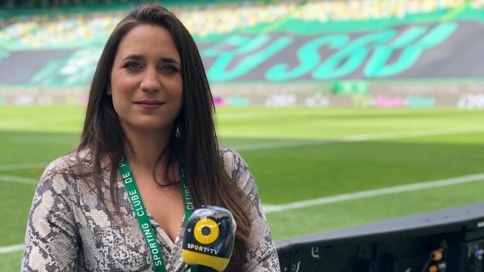 Rita Latas é atualmente jornalista na Sport TV e já praticou futsal e futebol