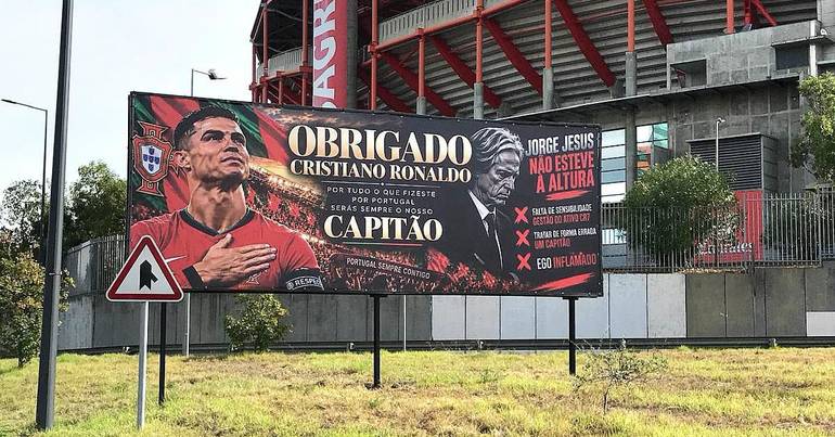 "Não conheço CR7". Autor dos cartazes quer por um no Dragão