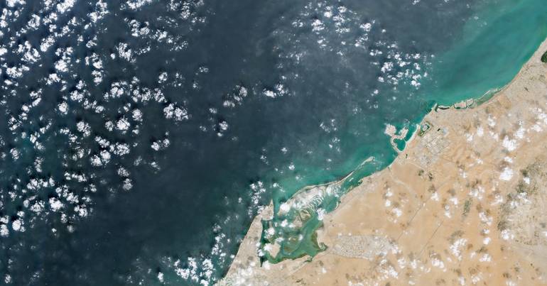 Maré negra fecha praias nos Emirados Árabes