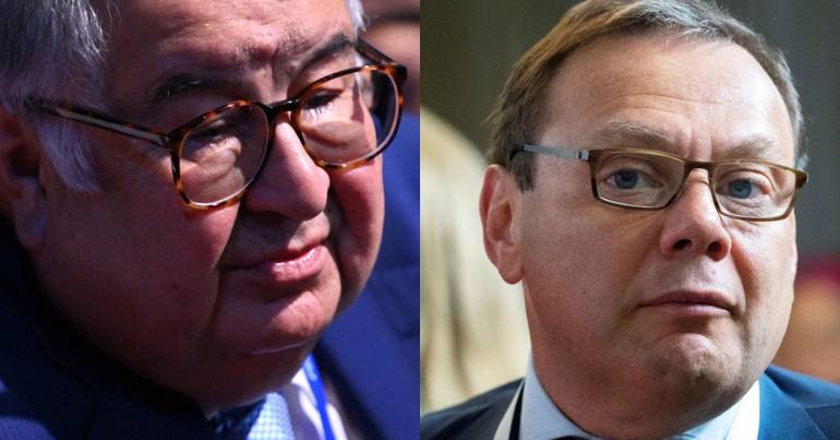Dois oligarcas russos retirados da lista europeia de sanções