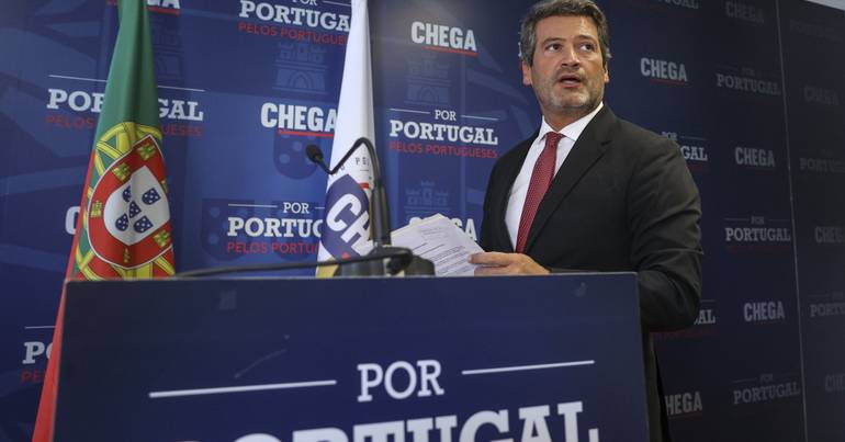Ventura vai ser reeleito presidente do Chega no sábado