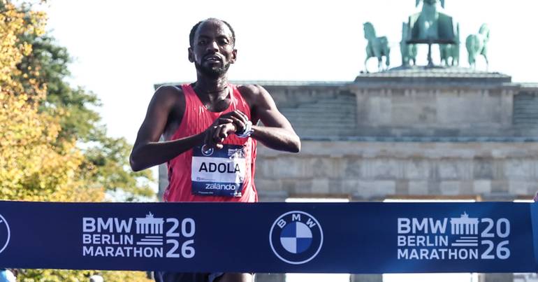 Etíope Guye Adola vence Maratona de Berlim