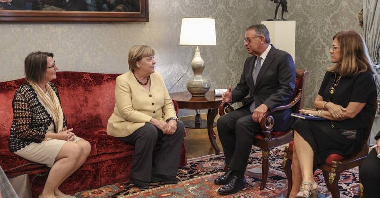 António José Seguro recebe Merkel em Belém