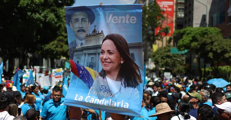 Corina Machado diz que foi impedida de regressar à Venezuela