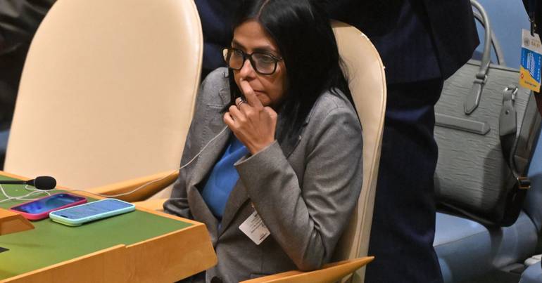 Delcy Rodríguez destaca reunião "histórica" com Trump