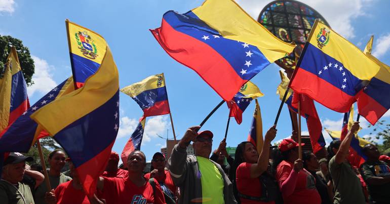 Protestos em Caracas pelo regresso de Maria Corina