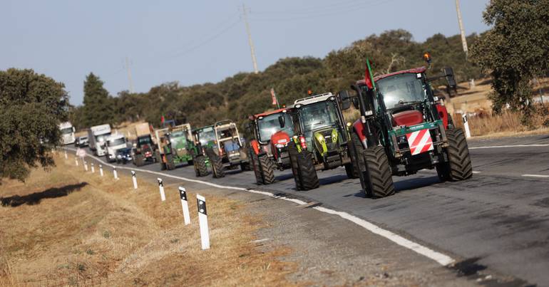 Marcha lenta em Serpa contra aumento dos custos de produção