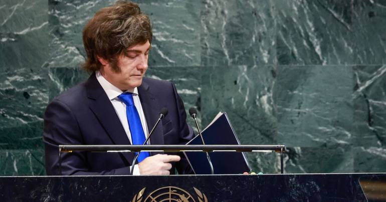 Milei exige ao Reino Unido negociações sobre as Malvinas
