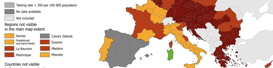 Portugal no amarelo, leste da Europa pintada de vermelho. ECDC divulga mapas  sobre Covid-19 – Observador
