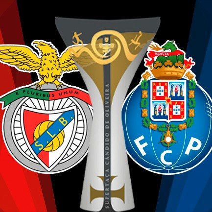 O Benfica ganhou a Supertaça ao FC Porto. E a Supertaça fez quase uma  caricatura ao futebol português